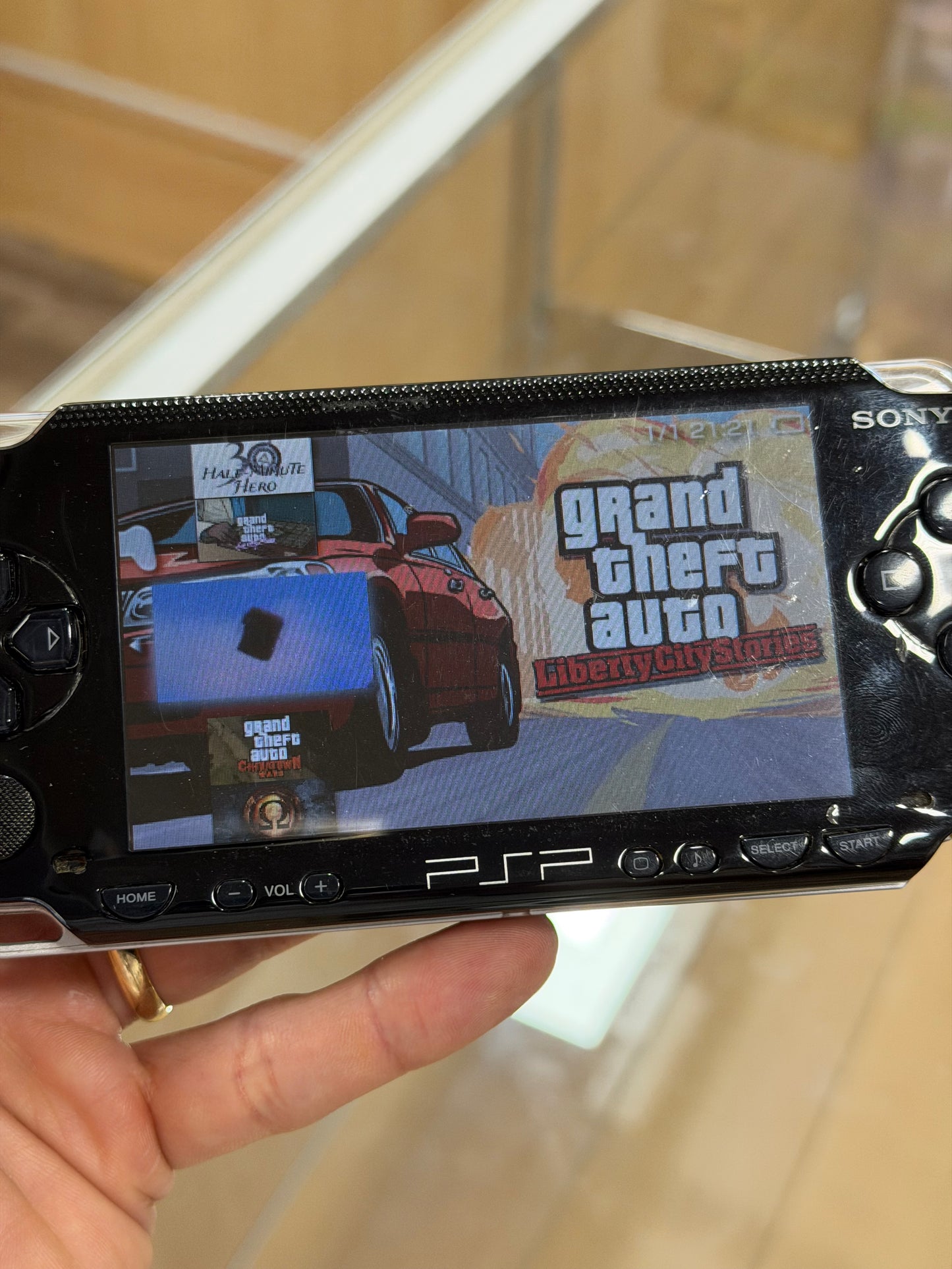 PSP 1000 with Charger - 40 Digital Games Included