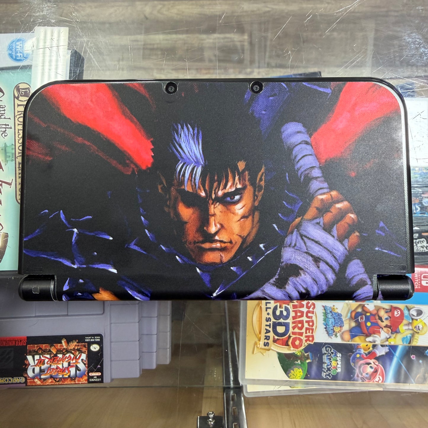 Black New Nintendo 3DS XL Handheld System With Charger (Preinstalled Games) 587