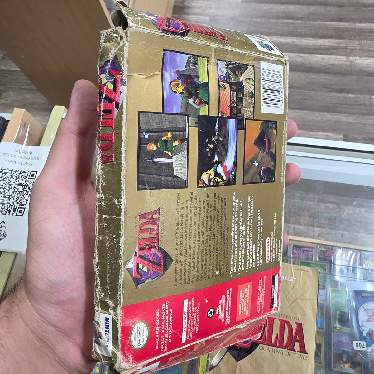 Zelda Ocarina of Time [Collector's Edition] Nintendo 64 (BOX IS ROUGH CONDITION) with Box Protector