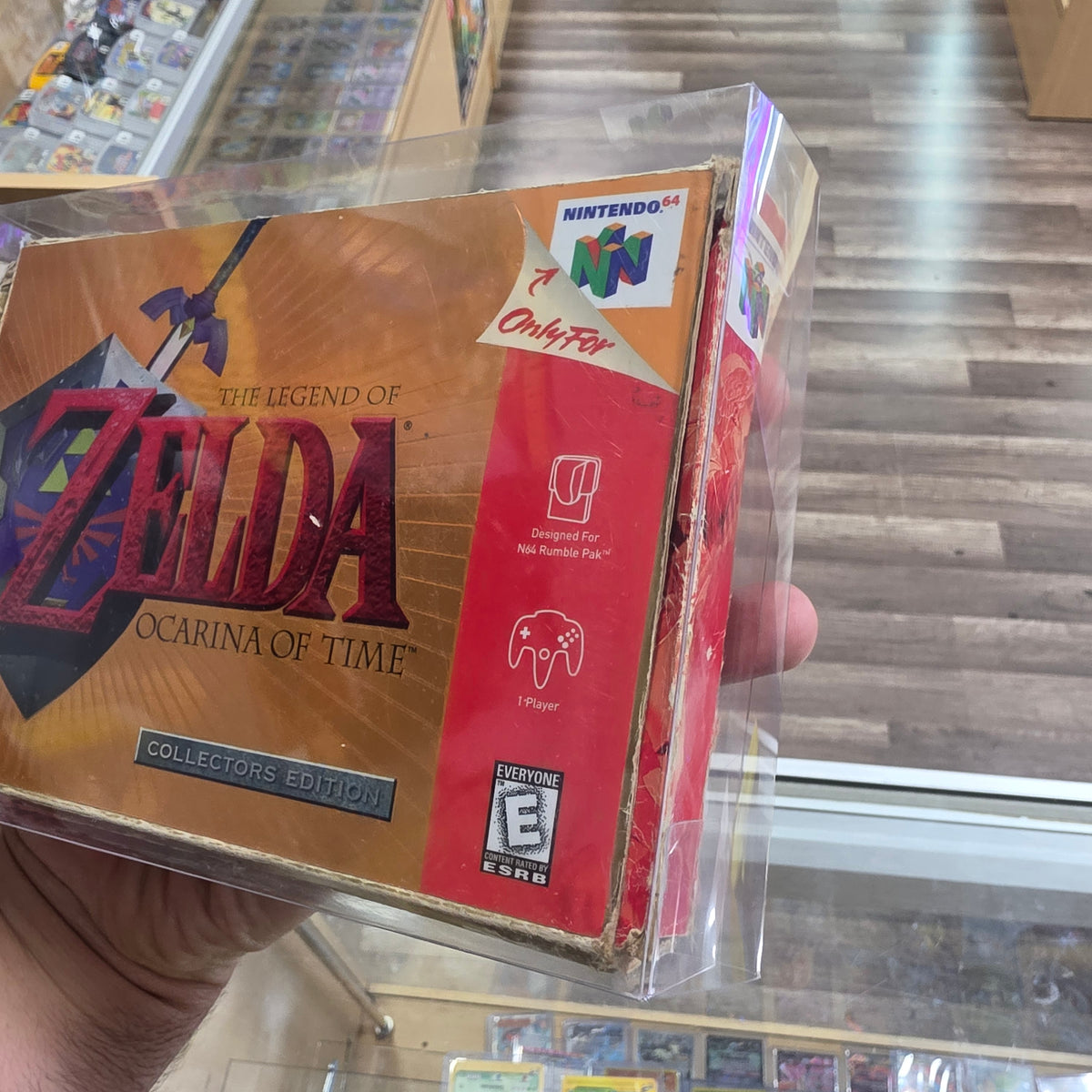 Zelda Ocarina of Time [Collector's Edition] Nintendo 64 (BOX IS ROUGH CONDITION) with Box Protector