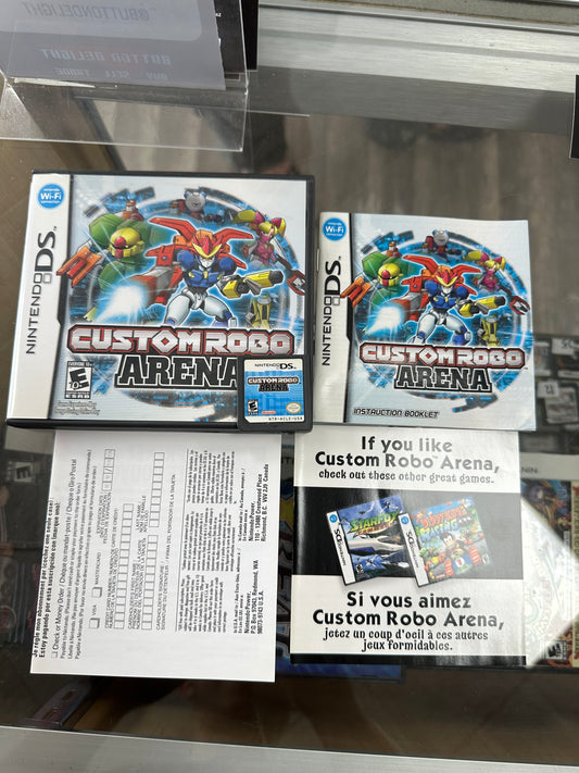 Custom Robo Arena Nintendo DS CIB