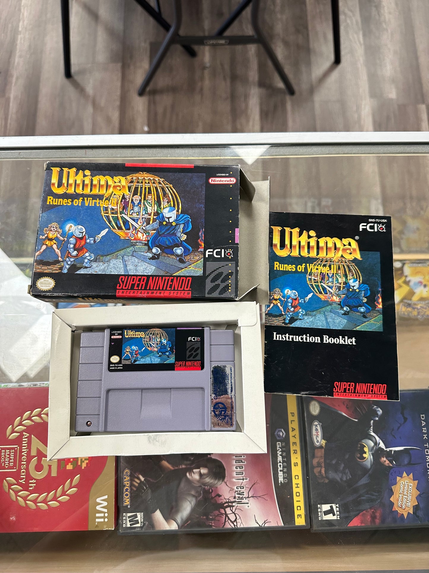 Ultima Ruins of Virtue II Super Nintendo SNES