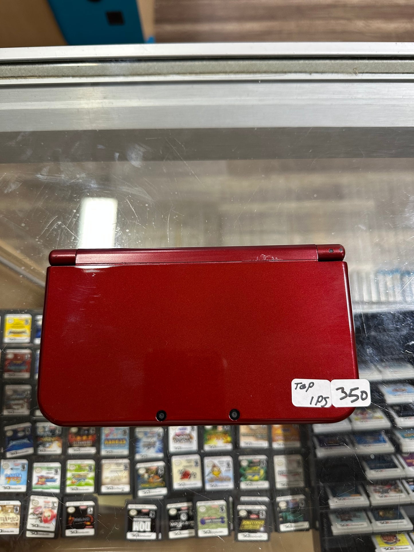 “New” Nintendo 3DS LL XL Red - US Region Changed - Top IPS