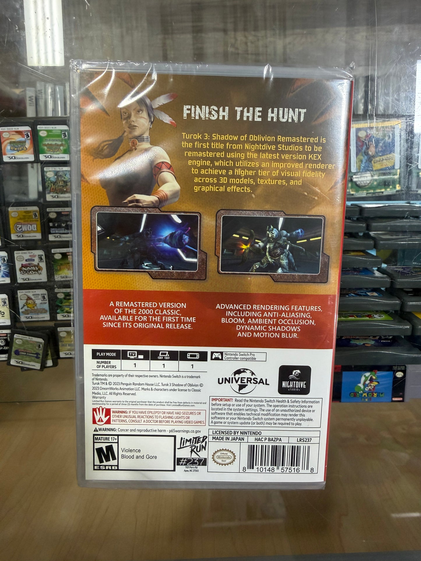 Turok 3 : Shadow Of Oblivion Nintendo Switch