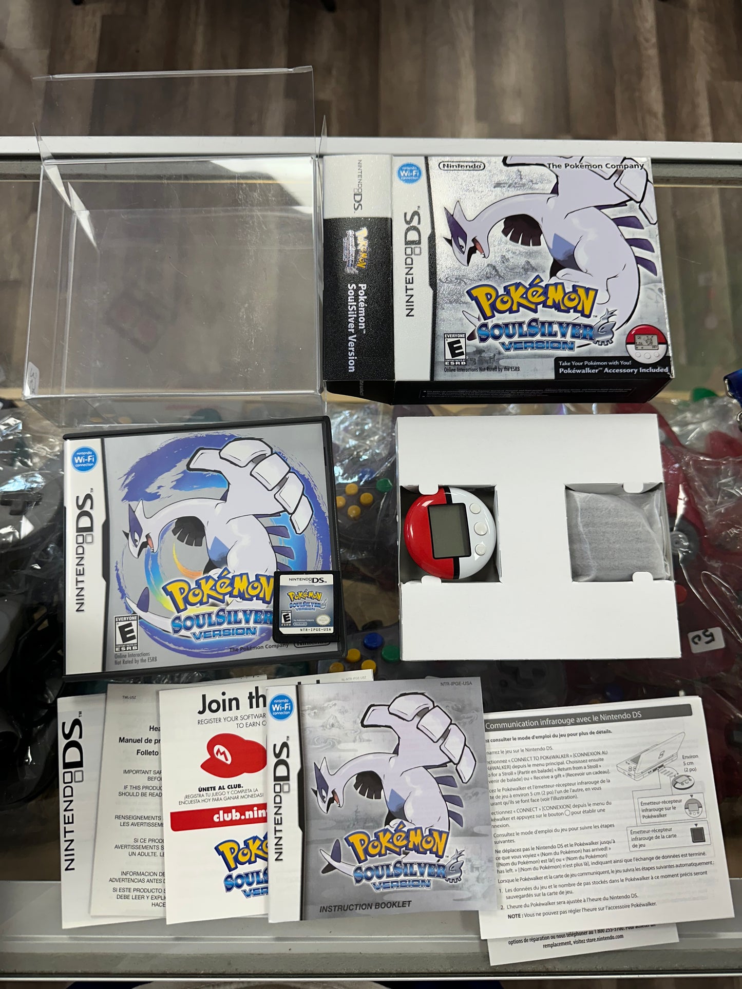 Pokémon Soulsilver Nintendo DS CIB with Pokewalker