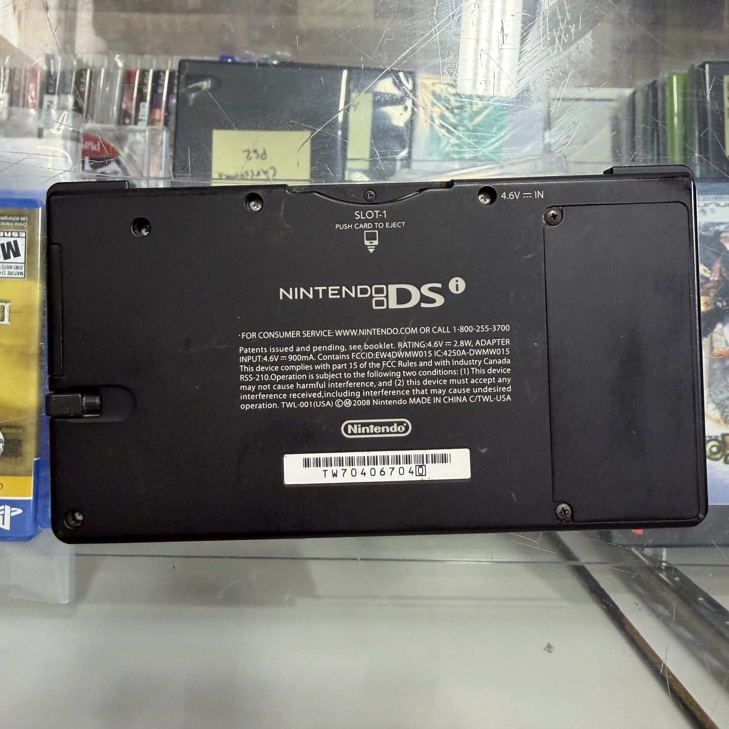Black Nintendo DSi Handheld System with Charger