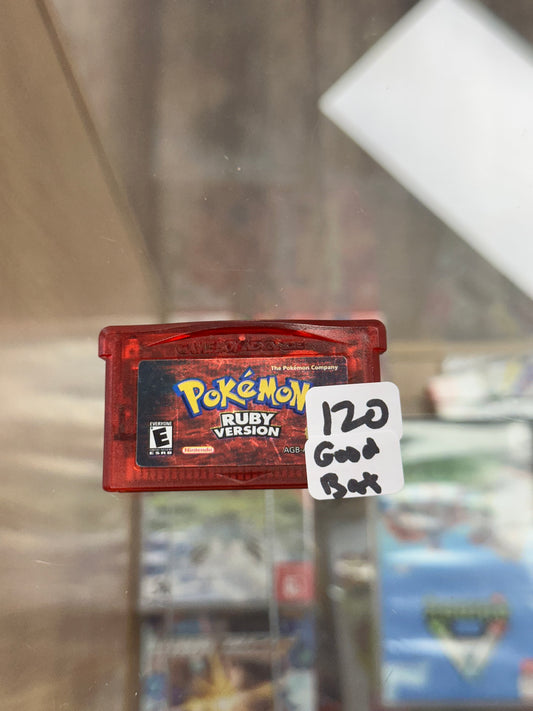 Pokémon Ruby Nintendo Gameboy Advance Authentic Good Battery