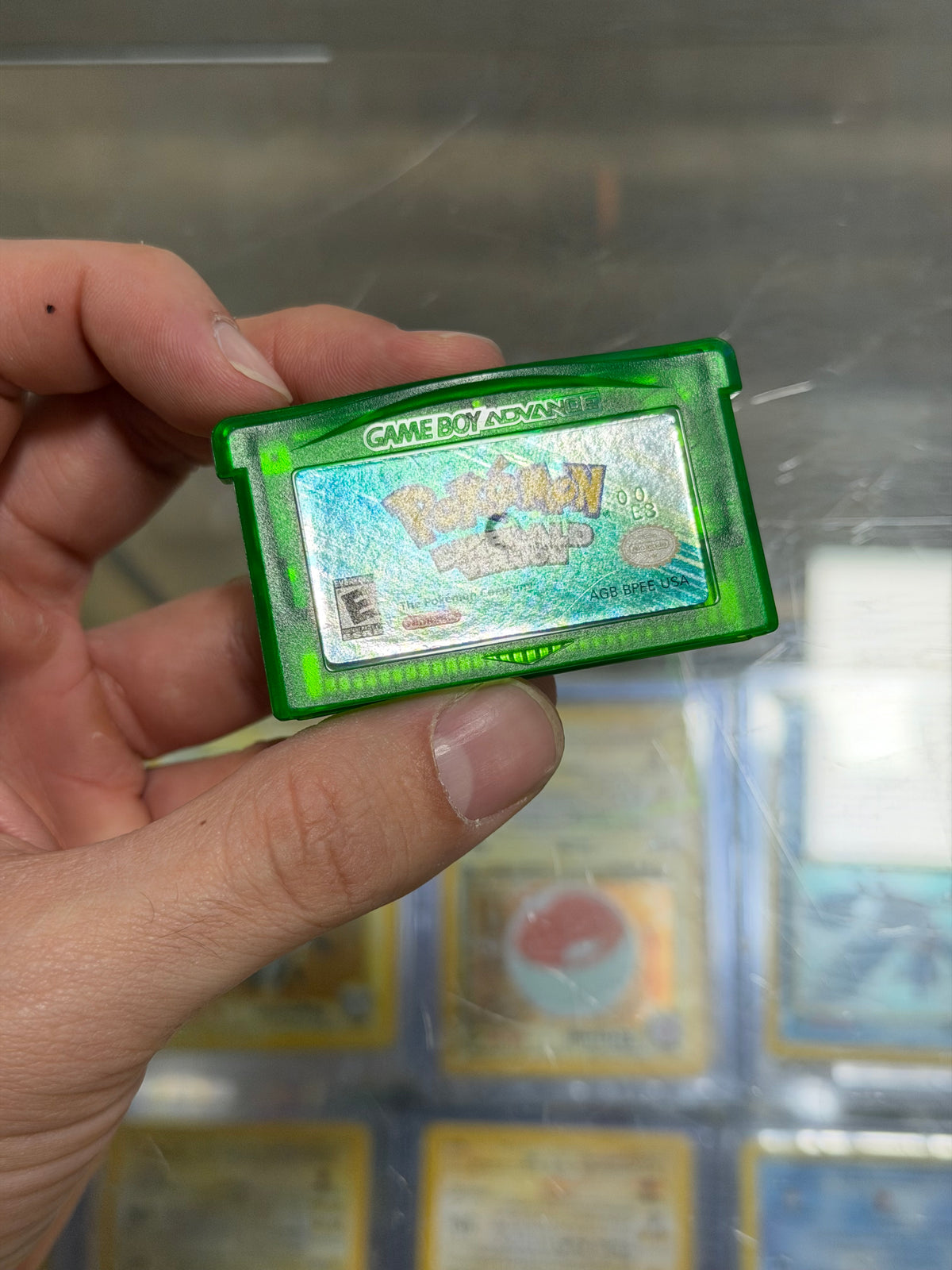 Pokemon Emerald Gameboy Advance Excellent Label Dry Battery