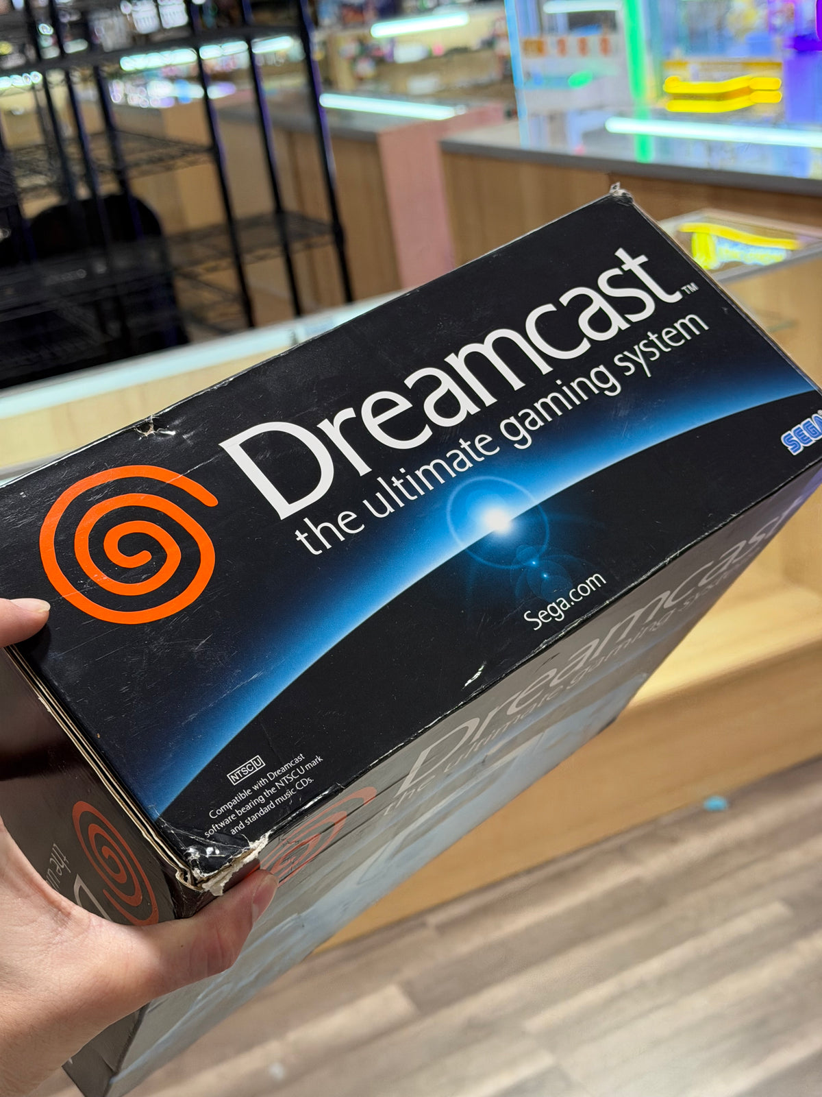 Sega Dreamcast System with Original Box with Blue VMU