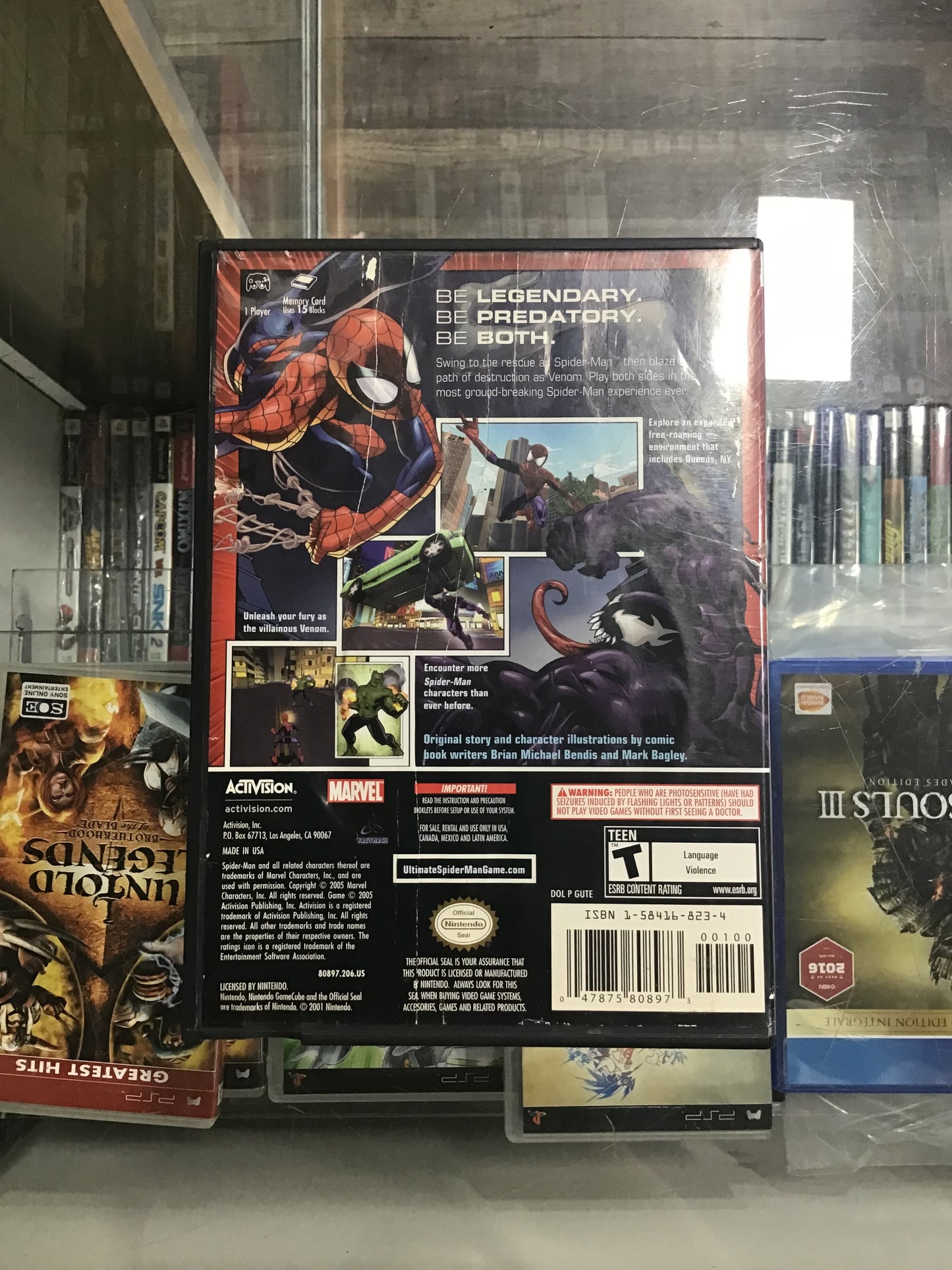 Ultimate Spider-Man Nintendo GameCube Case ONLY