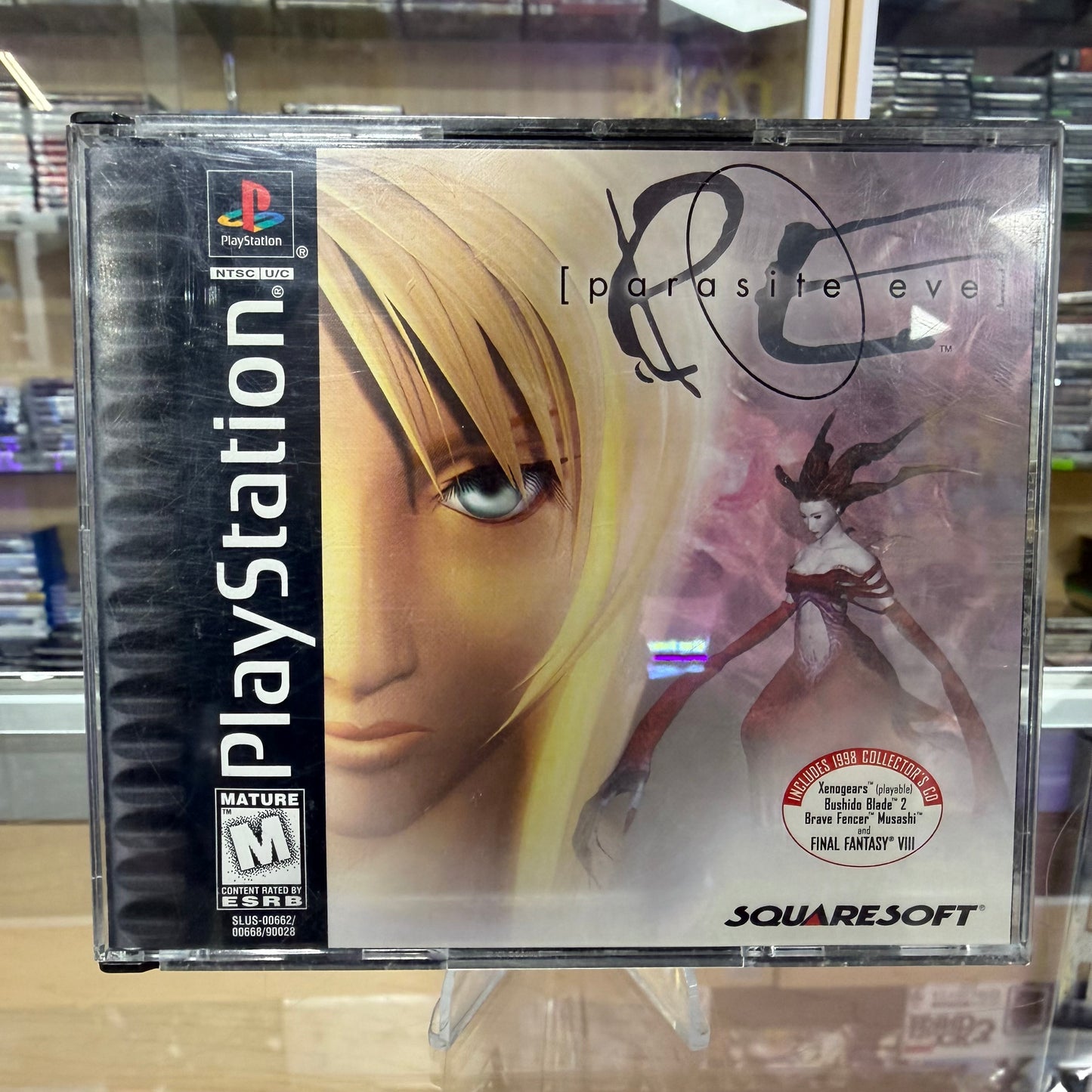Parasite Eve Playstation 1 (CIB) (w reg card) (clean disc)