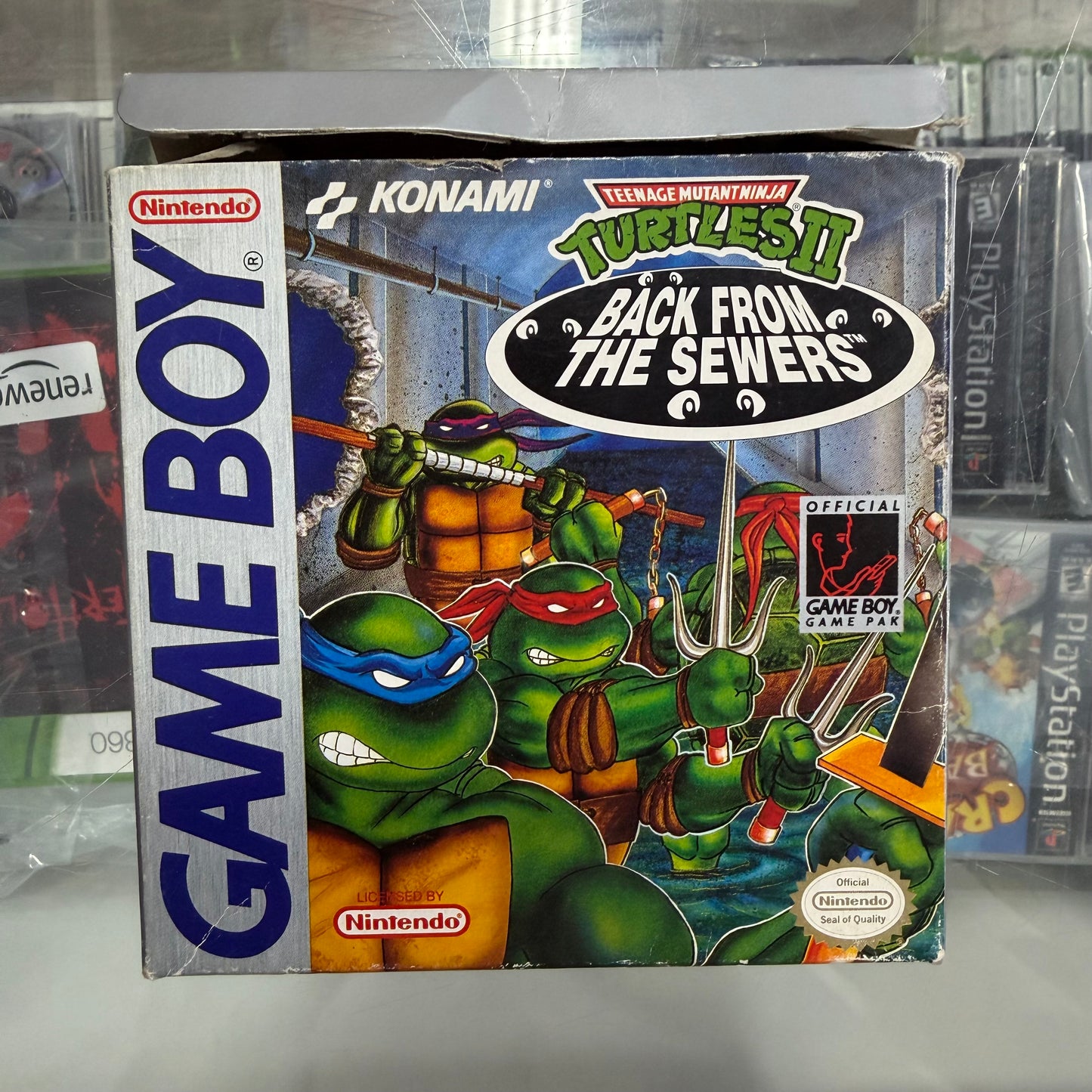 Teenage Mutant Ninja Turtles II Back From The Sewers GameBoy