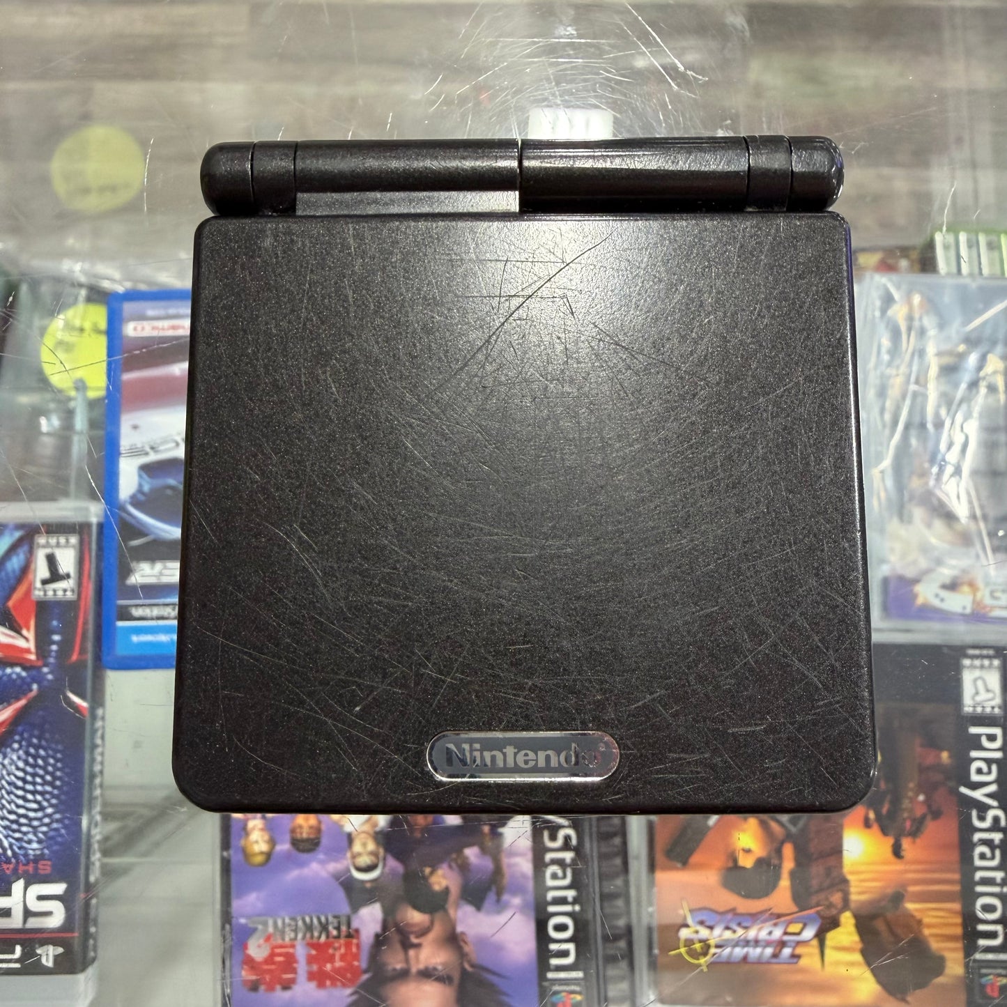 Black Nintendo Gameboy Advance SP System