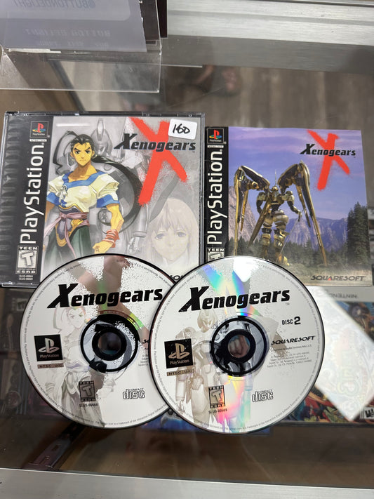 Xenogears PlayStation 1 CIB Black Label Good Discs