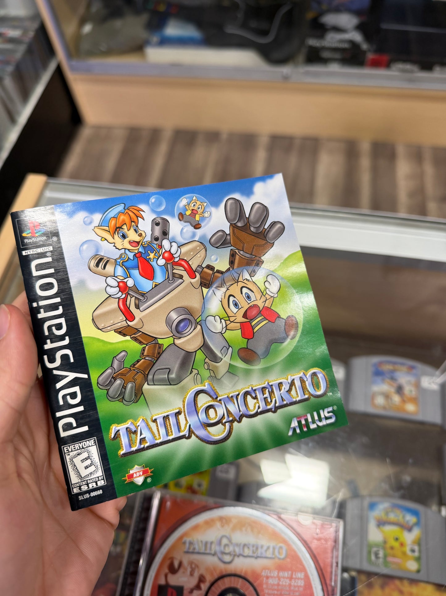 Tail Concerto Playstation (CIB) (w reg card) (clean disc)