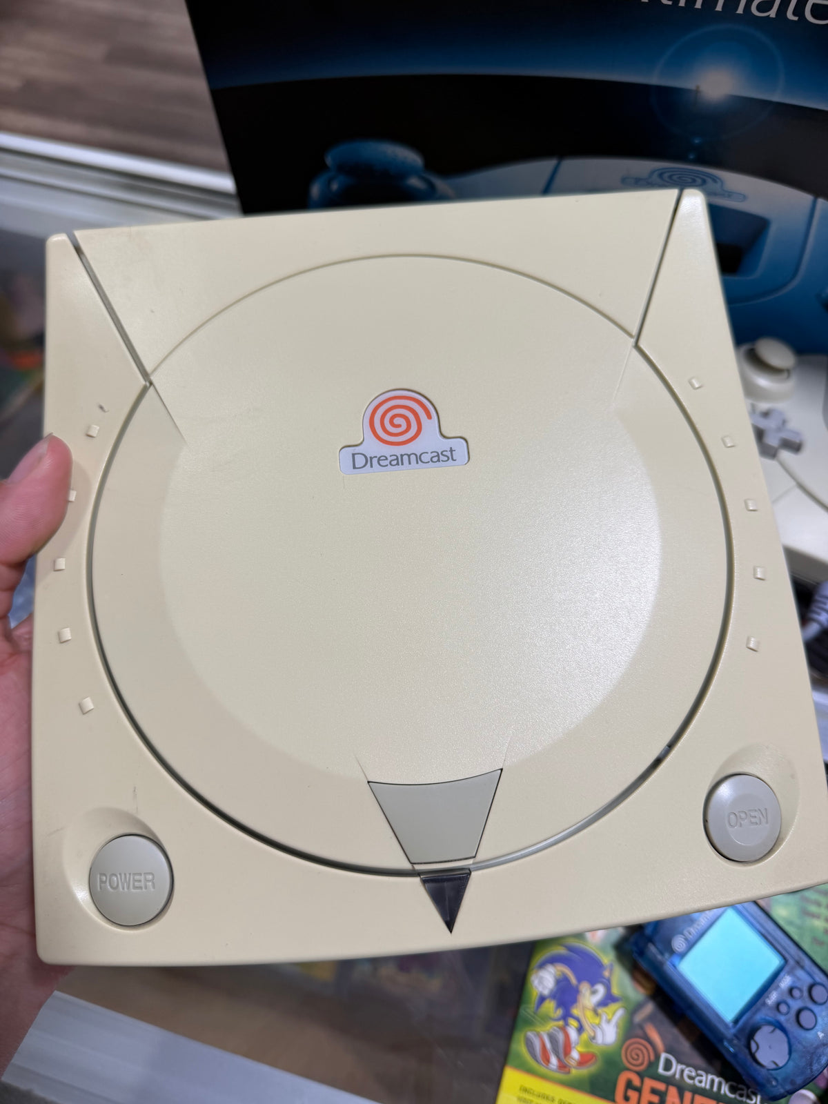 Sega Dreamcast System with Original Box with Blue VMU