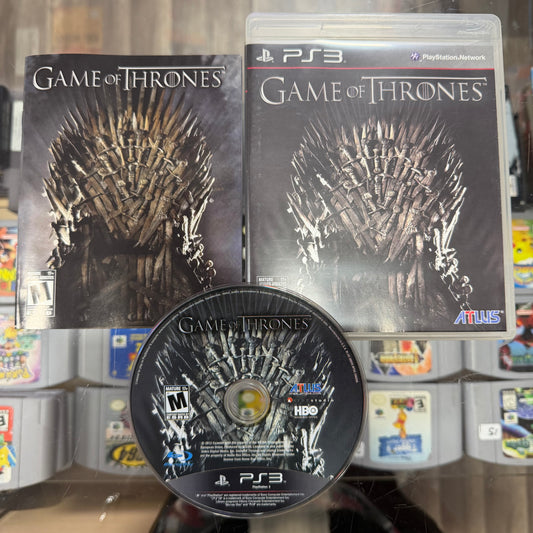 Game Of Thrones Playstation 3
