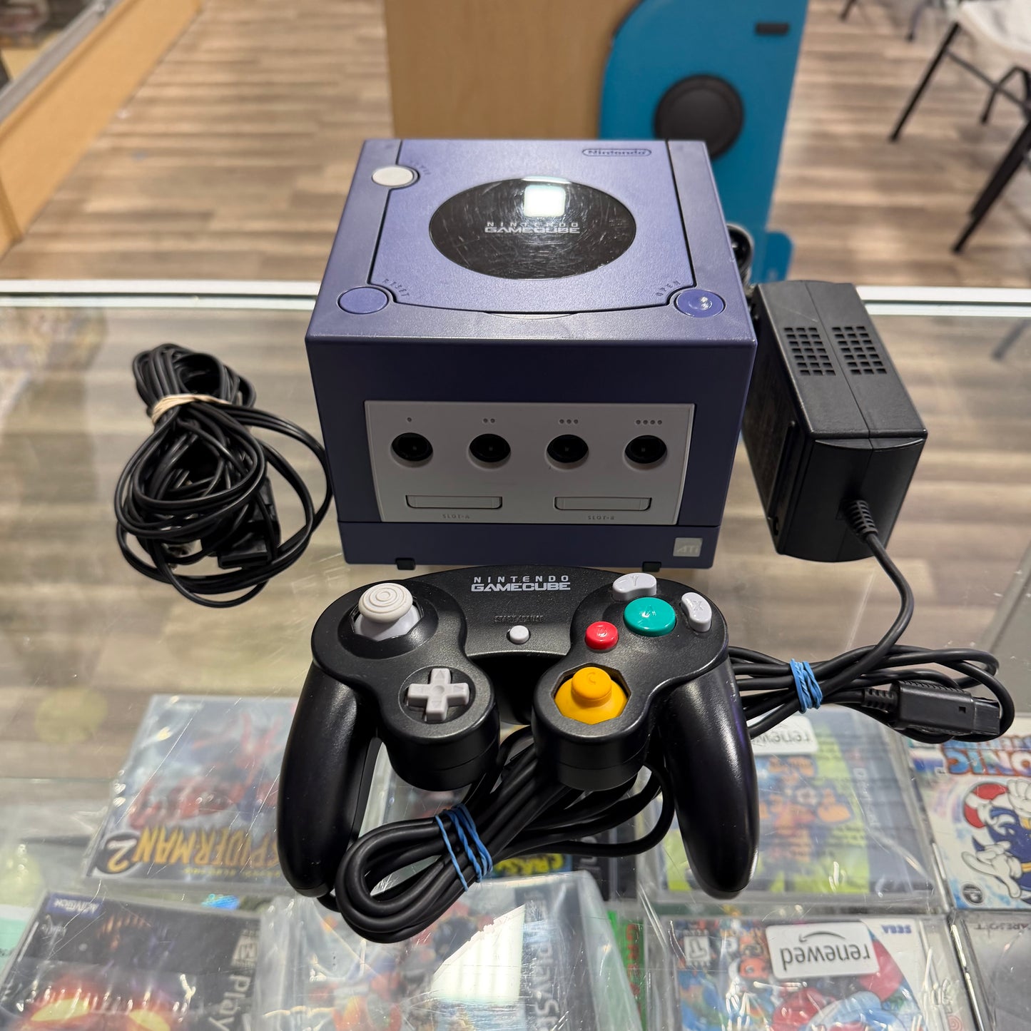Indigo GameCube System Gamecube (cables, controller included) (No memory) (276)