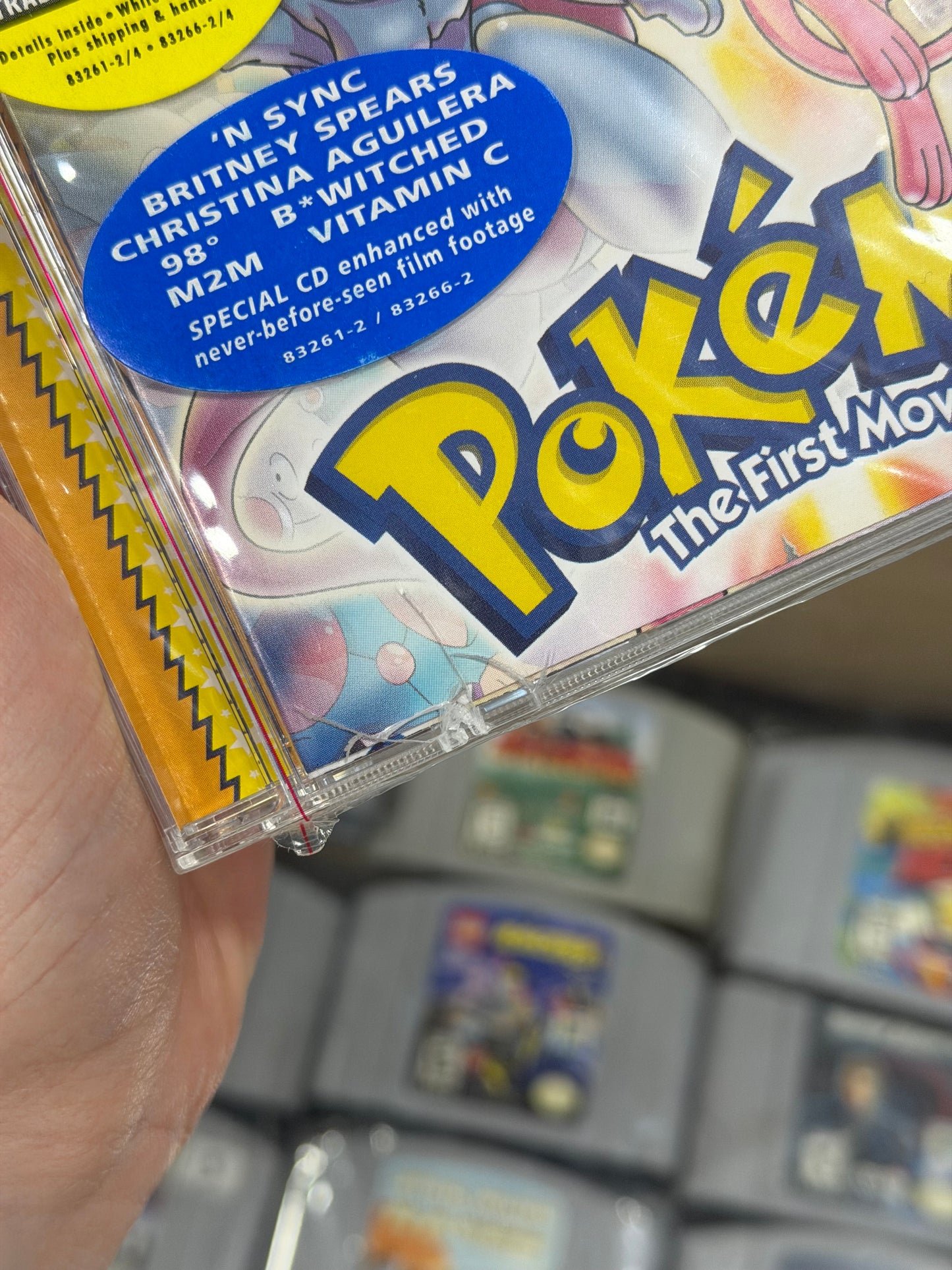 Pokemon The First Movie Soundtrack CD - (SEALED)
