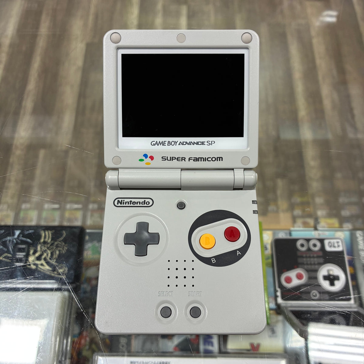 Custom Famicom Shell Nintendo Gameboy Advance SP Handheld System with Brighter Screen (IPS) W/CHARGER
