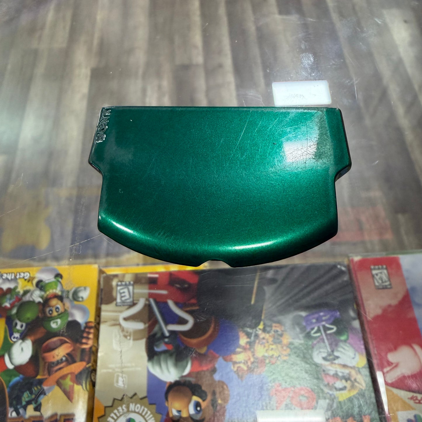 PSP 3000 Limited Edition Metal Gear Version [Green] PSP (pre installed games) (Charger included) (battery cover broken)