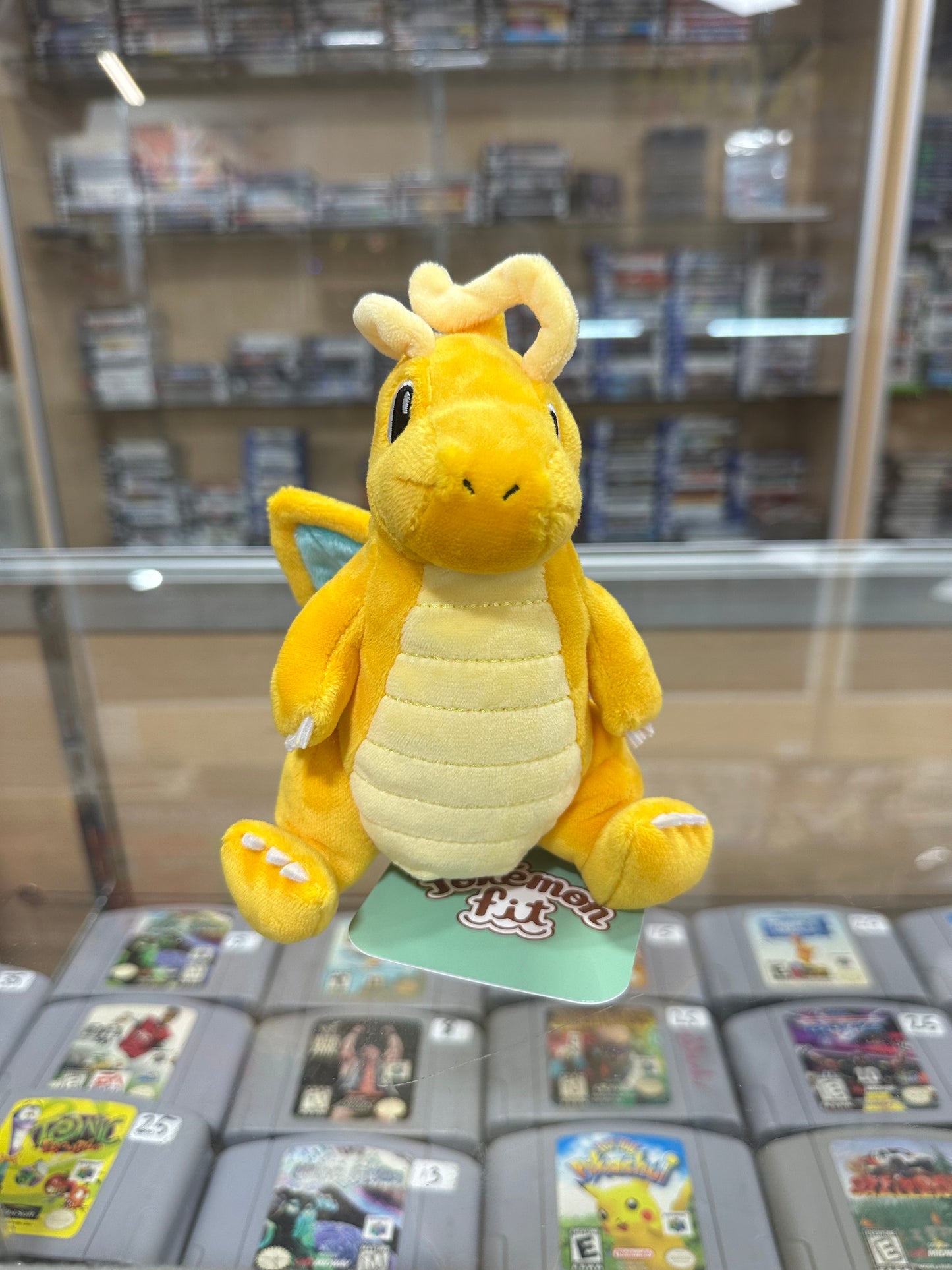 Dragonite Pokémon Center Exclusive Pokemon Fit Plush Authentic