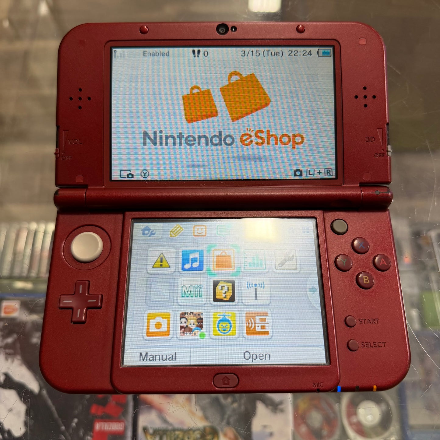 Red New Nintendo 3DS XL Handheld System With Charger Dual IPS (Region Free)(JAPANESE TO US) 875