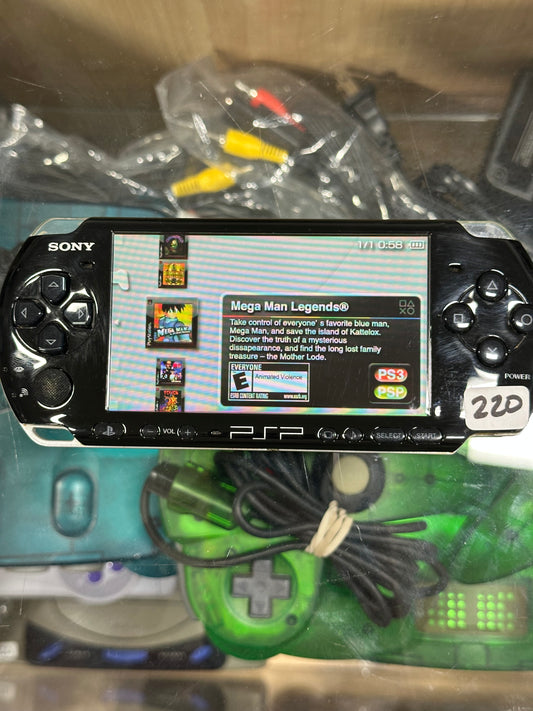 PSP 3000 with Charger - Digital Games Included