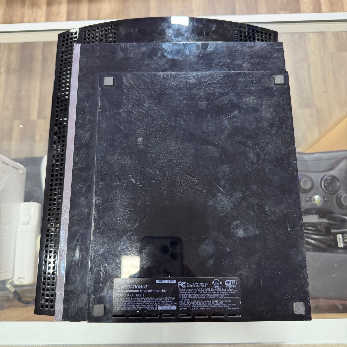 PlayStation 3 Backwards Compatible Model with Controller, Wires, and Box