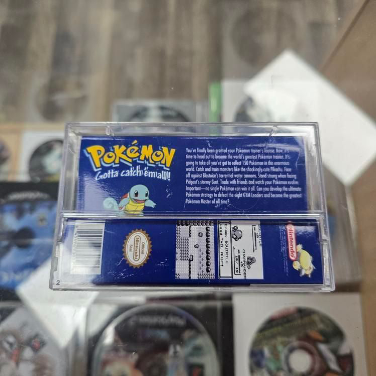 Pokémon Blue New Battery Saves Authentic Custom Case