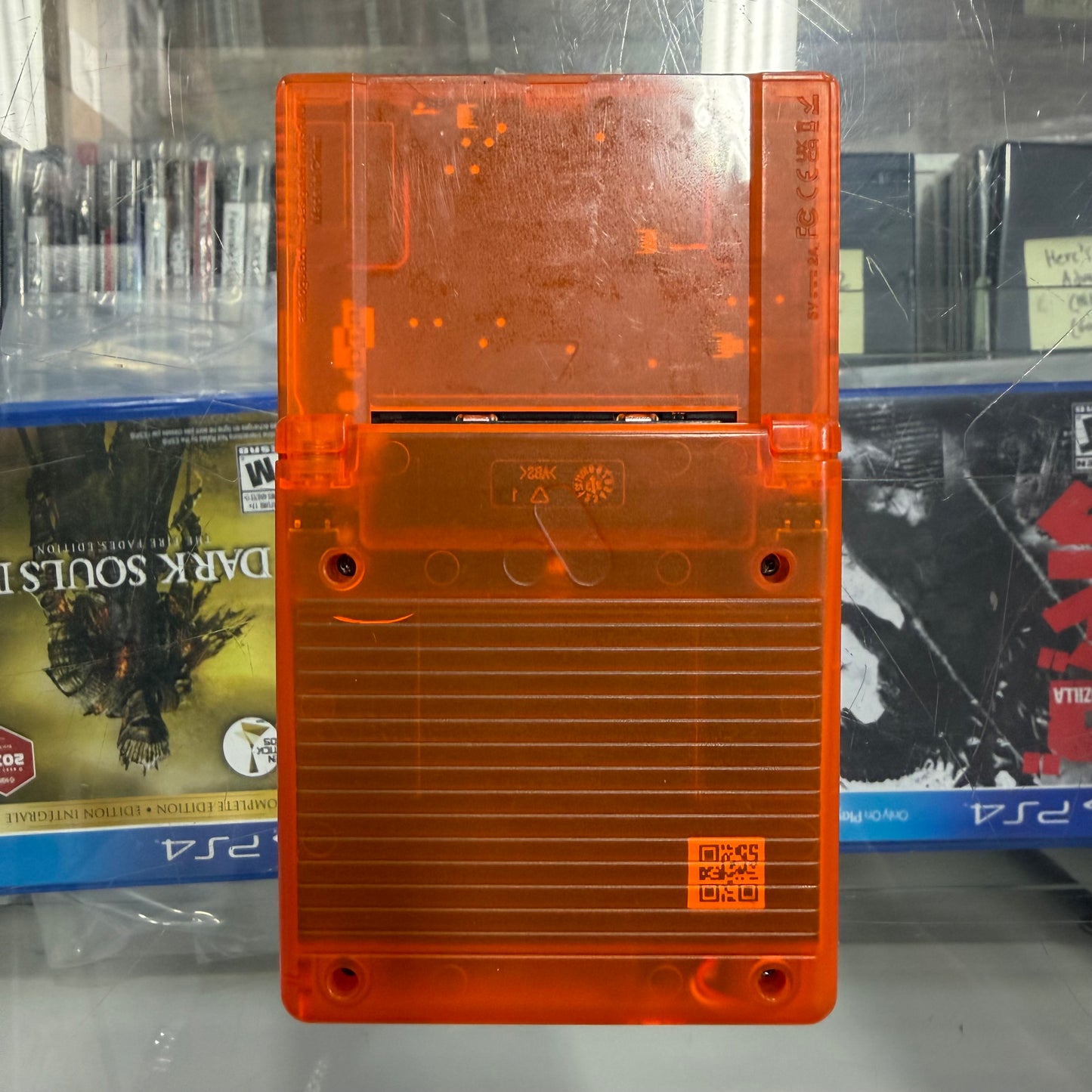 Analogue Pocket [Transparent Orange] GameBoy (with protective case)