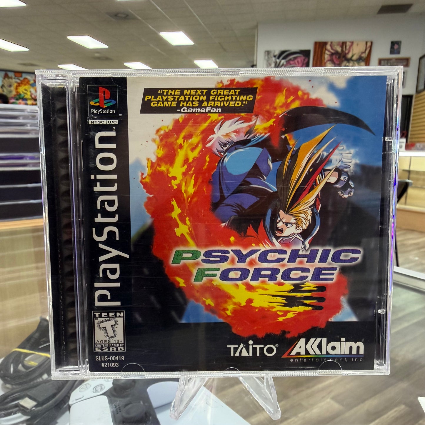 Psychic Force Playstation (CIB) (w reg card) (clean disc)