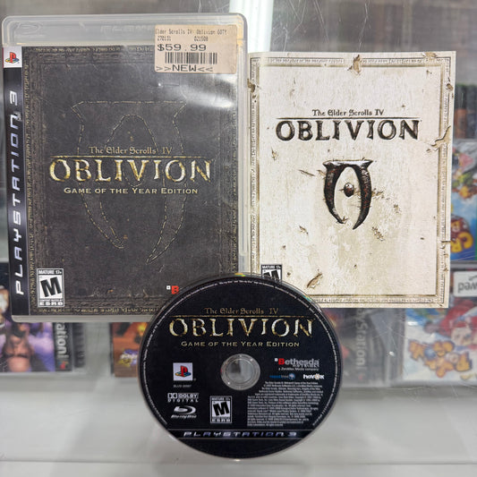Elder Scrolls IV Oblivion [Game Of The Year] Playstation 3