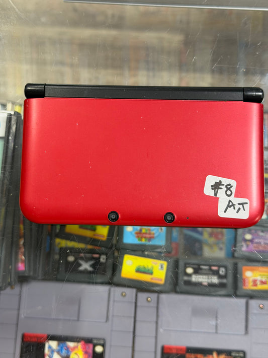 Red Nintendo 3DS XL Handheld System With Charger (Region Free)(JAPANESE TO US)
