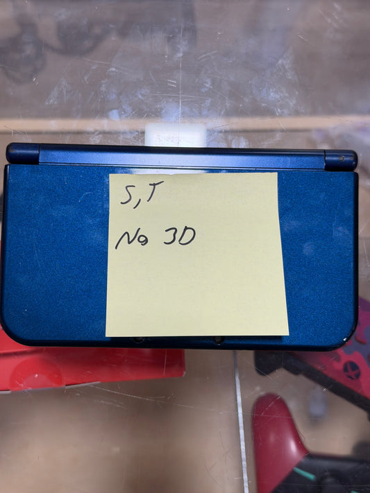 New Nintendo 3DS LL Metallic Blue (US Region) Nintendo 3DS - Read Description