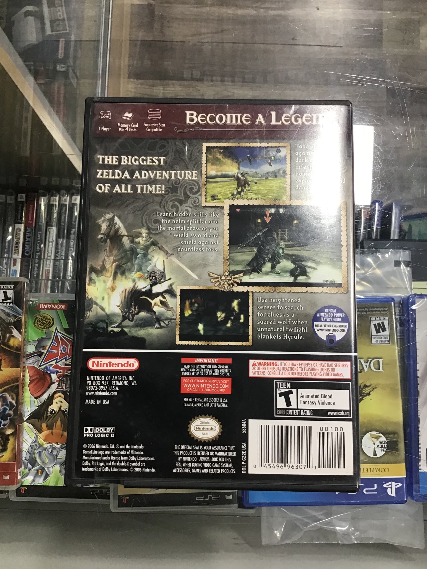 The Legend of Zelda Twilight Princess Nintendo GameCube Case and Manual ONLY