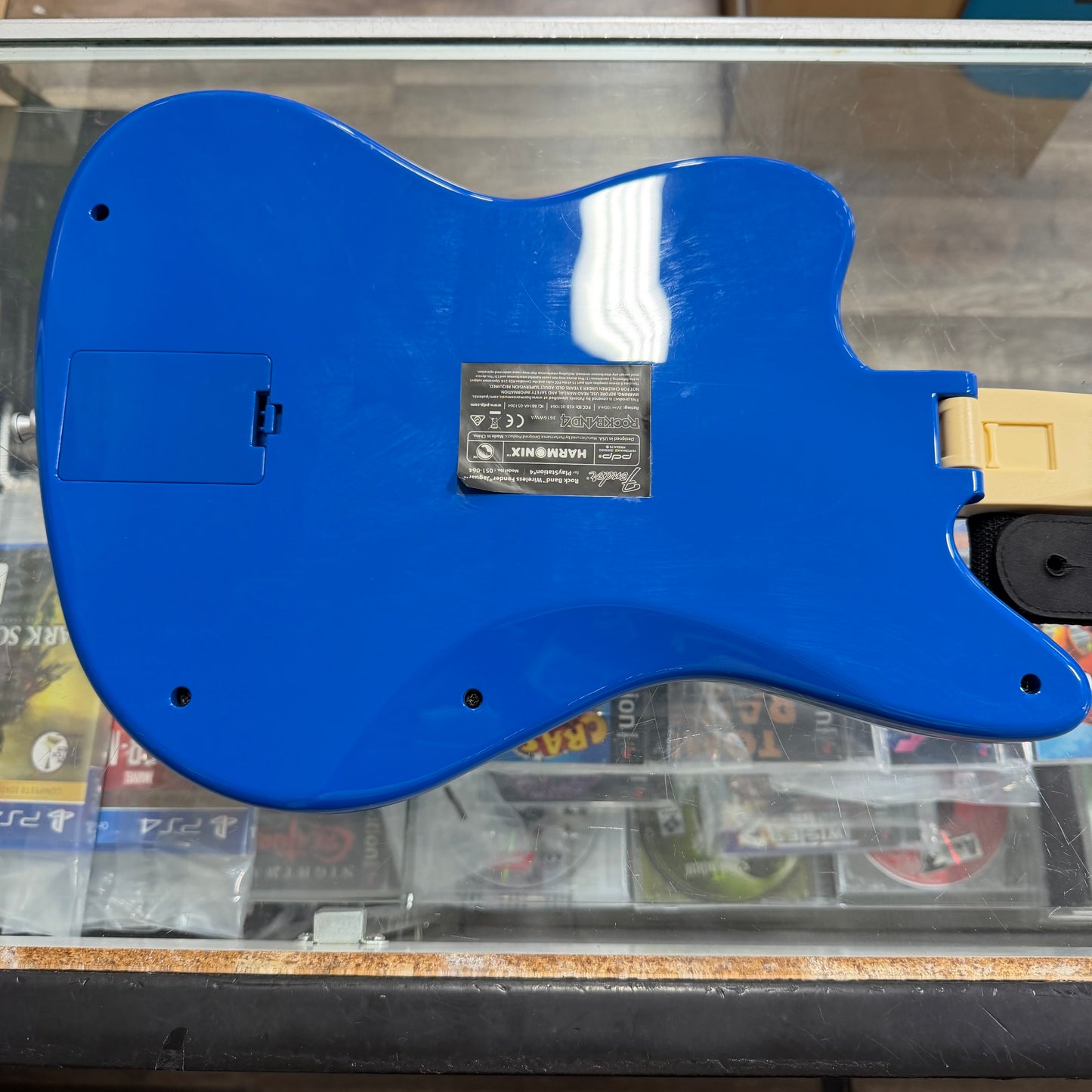 Rock Band 4 Wireless Fender Jaguar Guitar Controller BluePlayStation 4