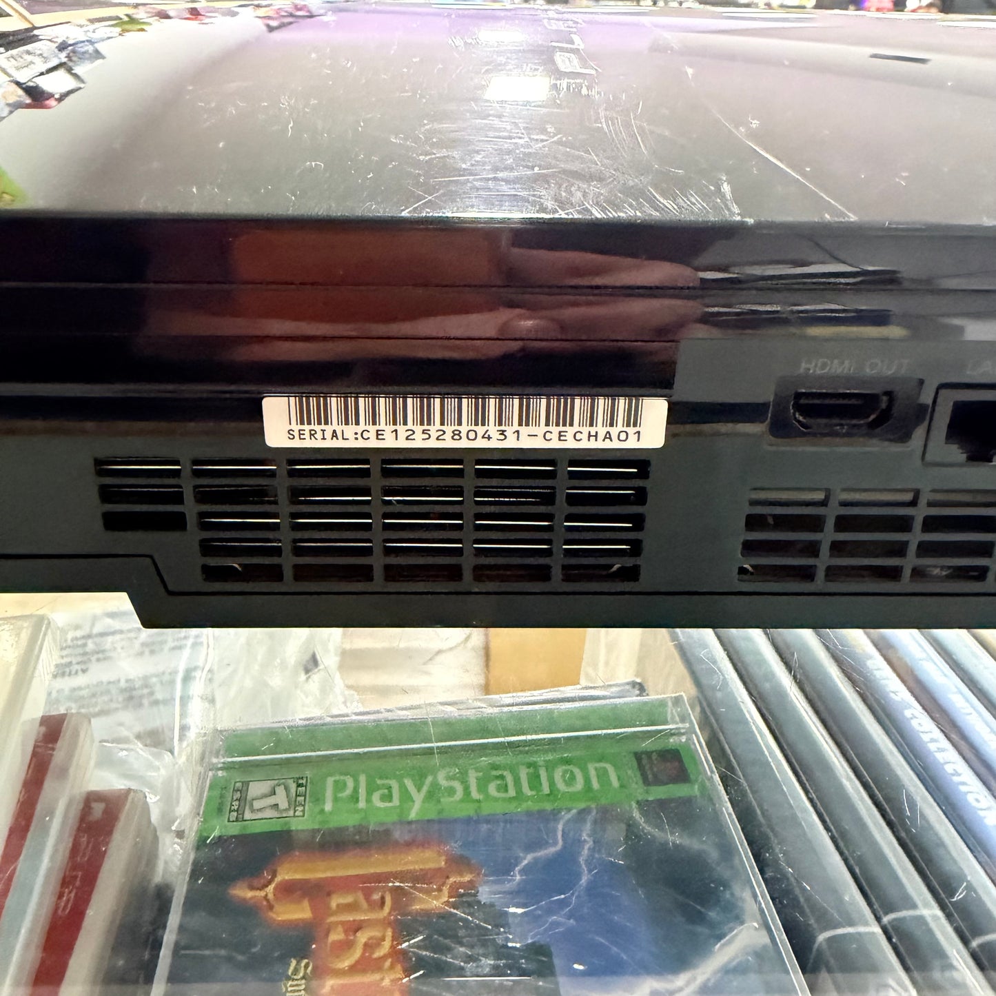 Playstation 3 System 80GB [Backward Compatibility doesn’t work] Playstation 3 [controller and cables included]