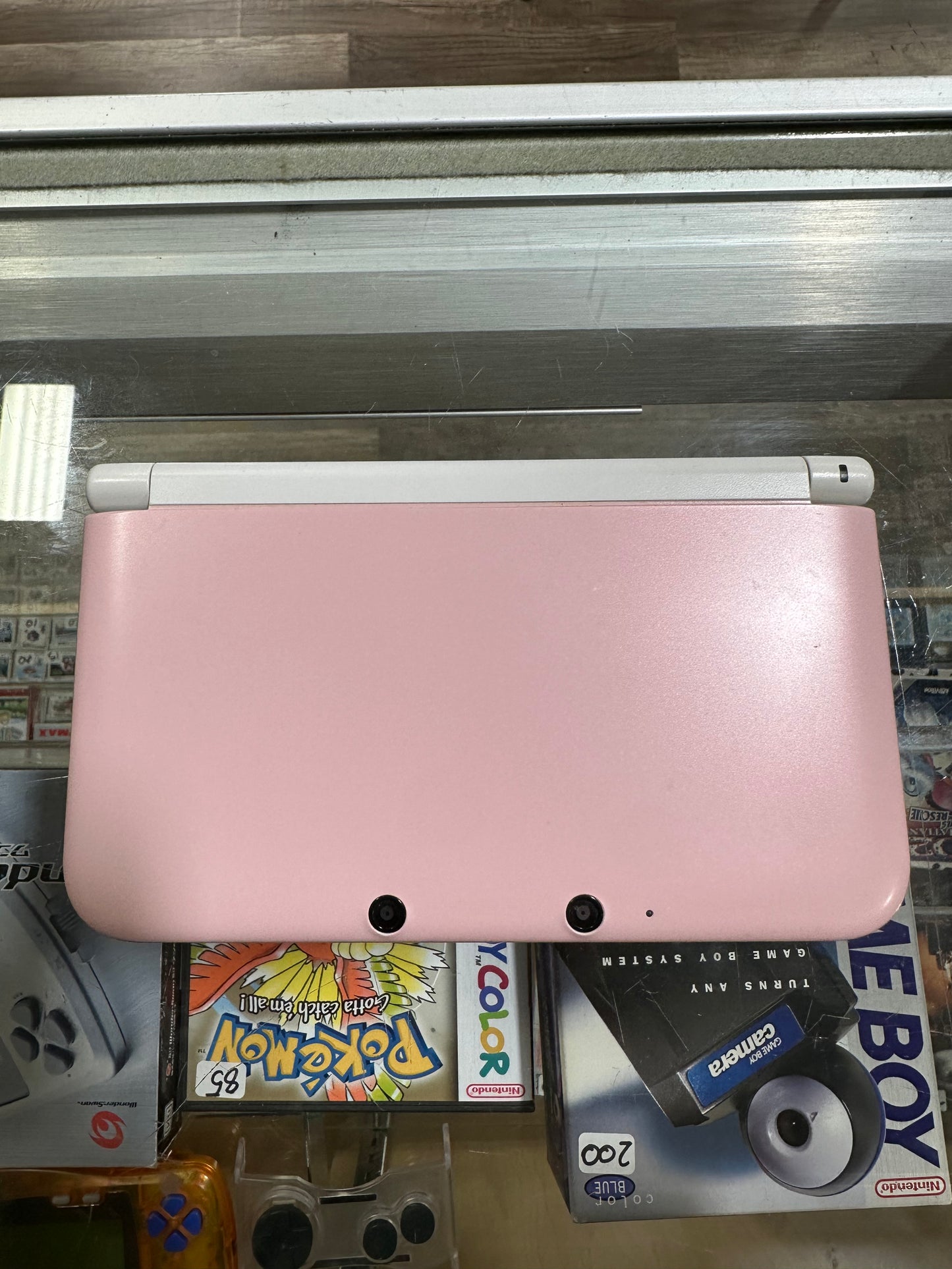 Pink Nintendo 3DS LL Handheld System (US Region) with Digital Games