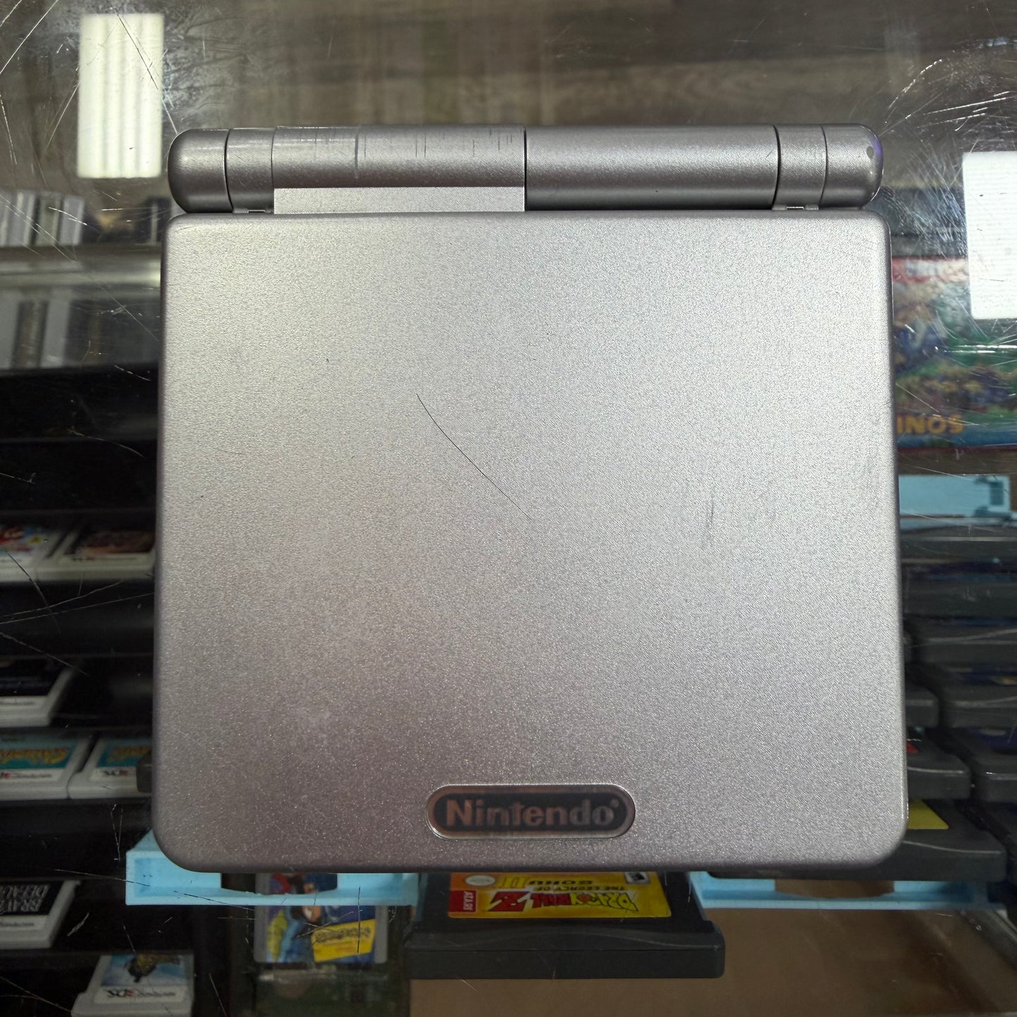 Platinum Gameboy Advance SP GameBoy Advance (Charger included)