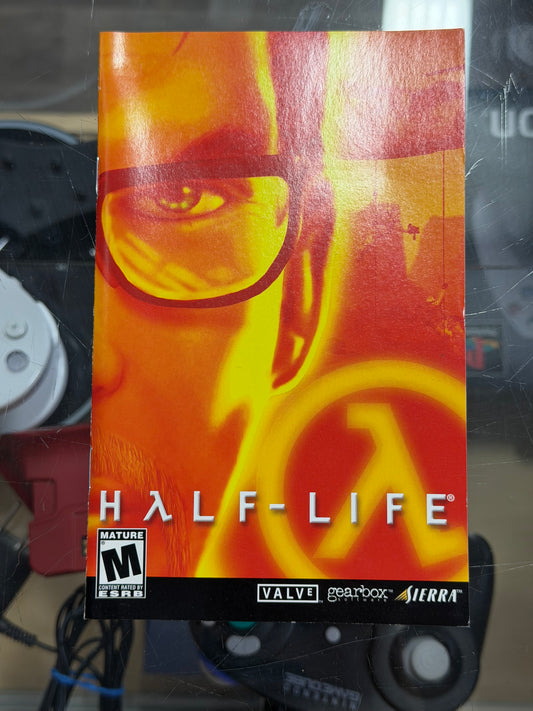 Half-Life PlayStation 2 Manual Only