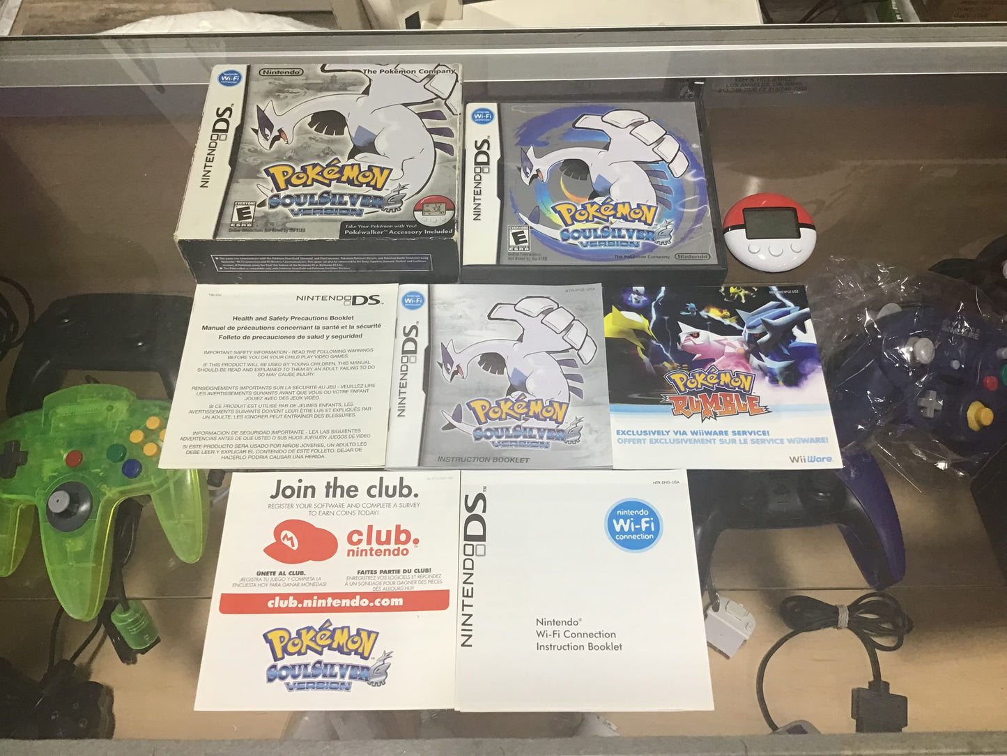 Pokemon SoulSilver Version [Pokewalker] [Big Box] (Authentic) Nintendo DS