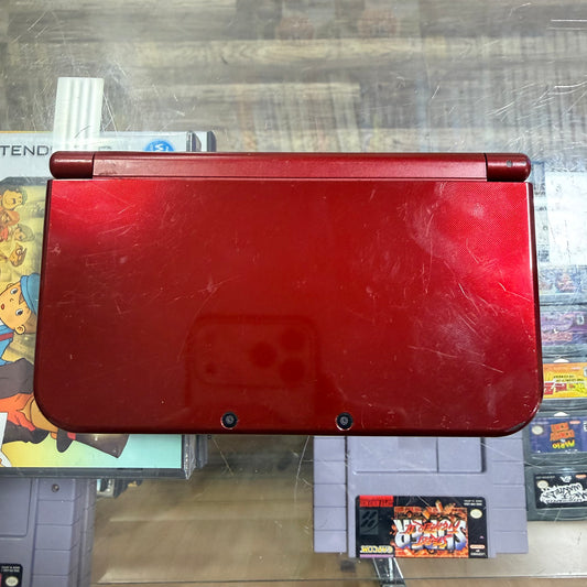 New Nintendo 3DS XL Red Nintendo 3DS (Charger included)