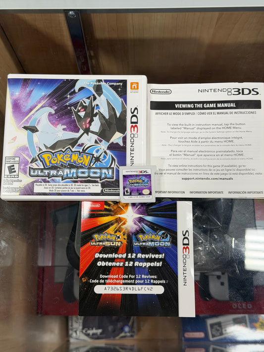 Pokemon Ultra Moon Nintendo 3DS CIB