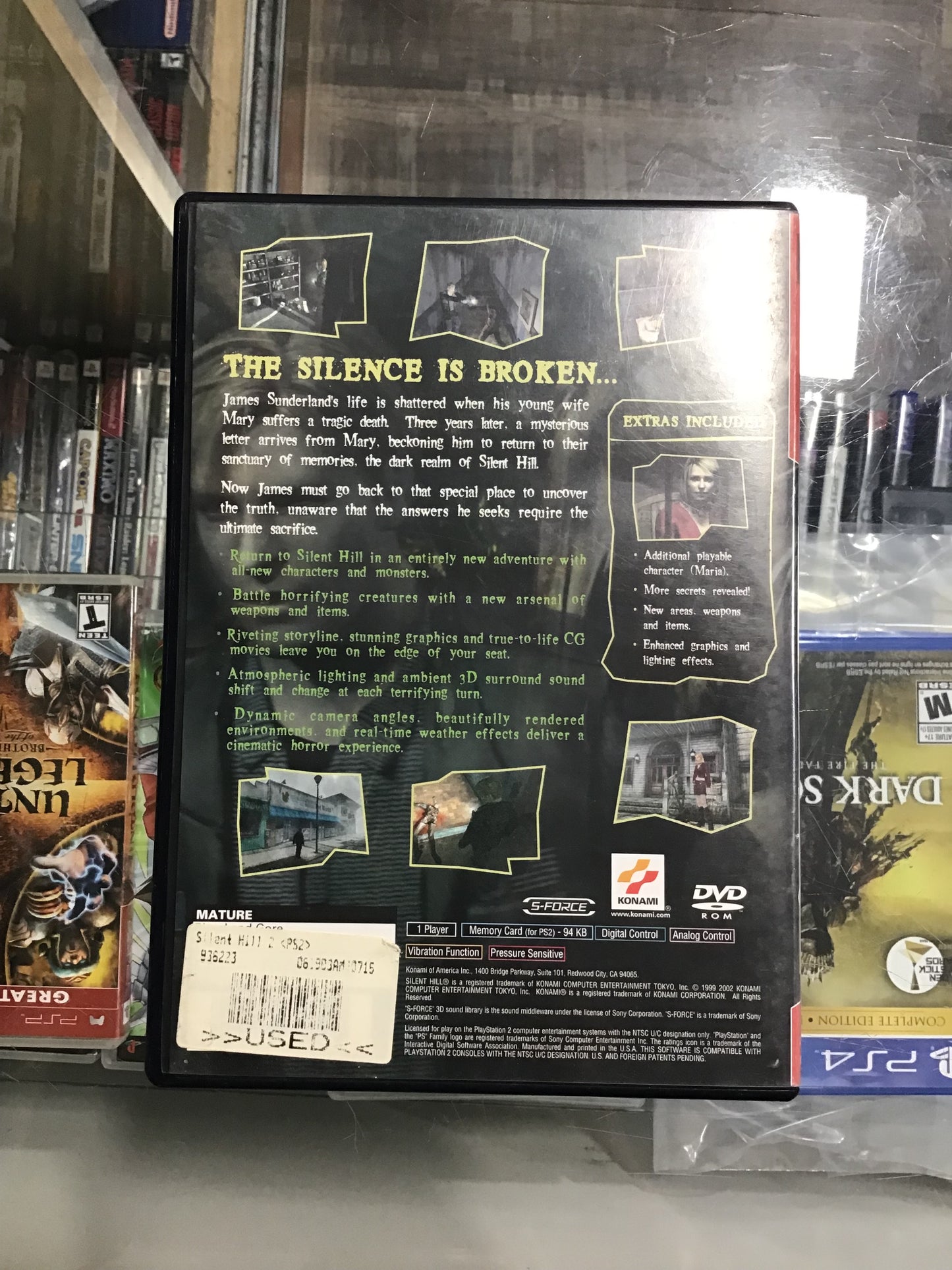 Silent Hill 2 PlayStation 2 Case and Manual ONLY