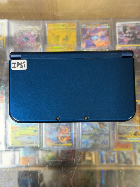 (764) New Nintendo 3DS XL Handheld System (Blue) w/ Charger (Region Free)(JAPANESE TO US) (DIGITAL DS GAMES) (TOP IPS)