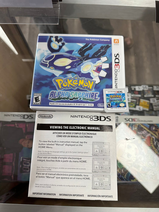 Pokémon Alpha Sapphire Nintendo 3DS CIB