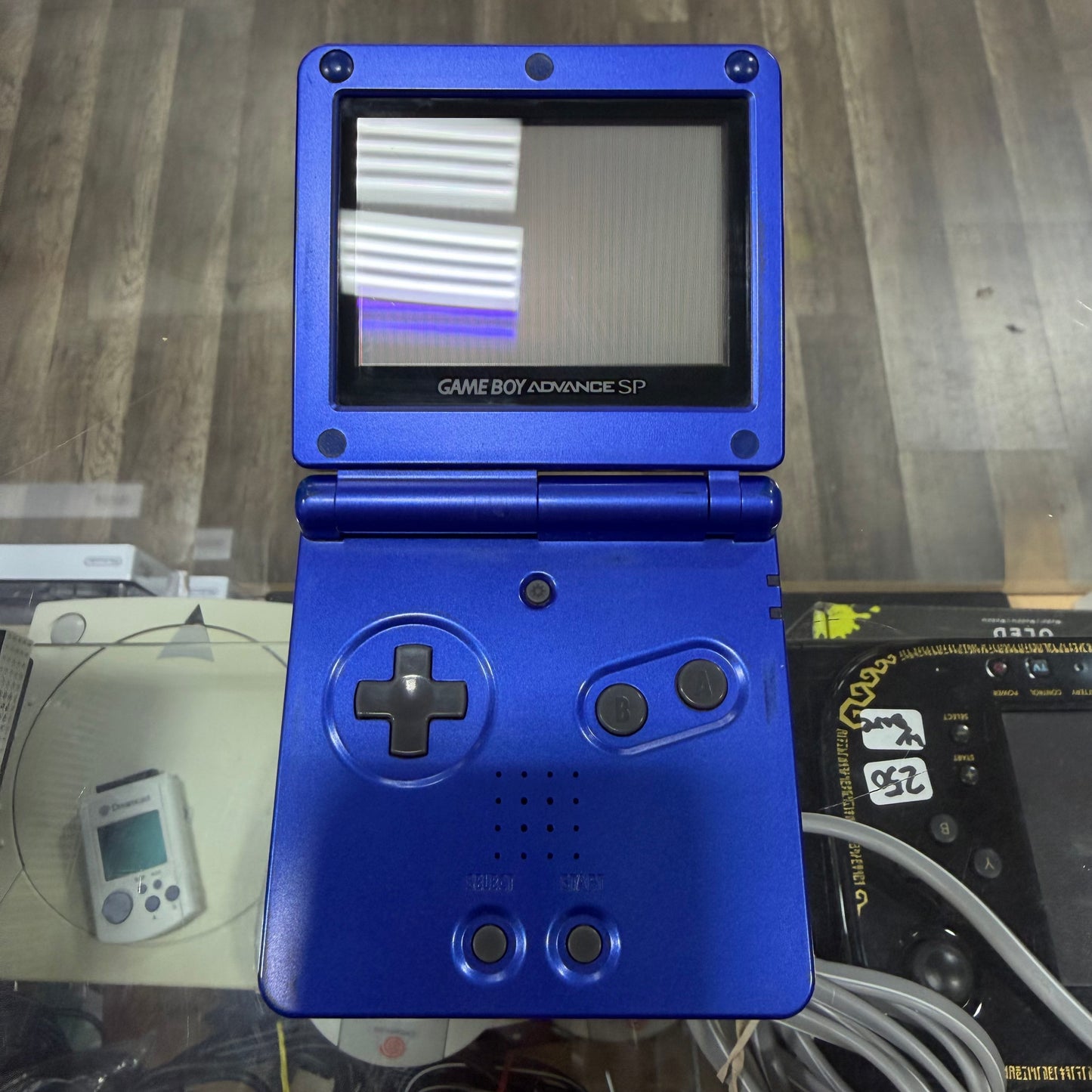 Gameboy Advance SP Blue Cobalt AGS 001