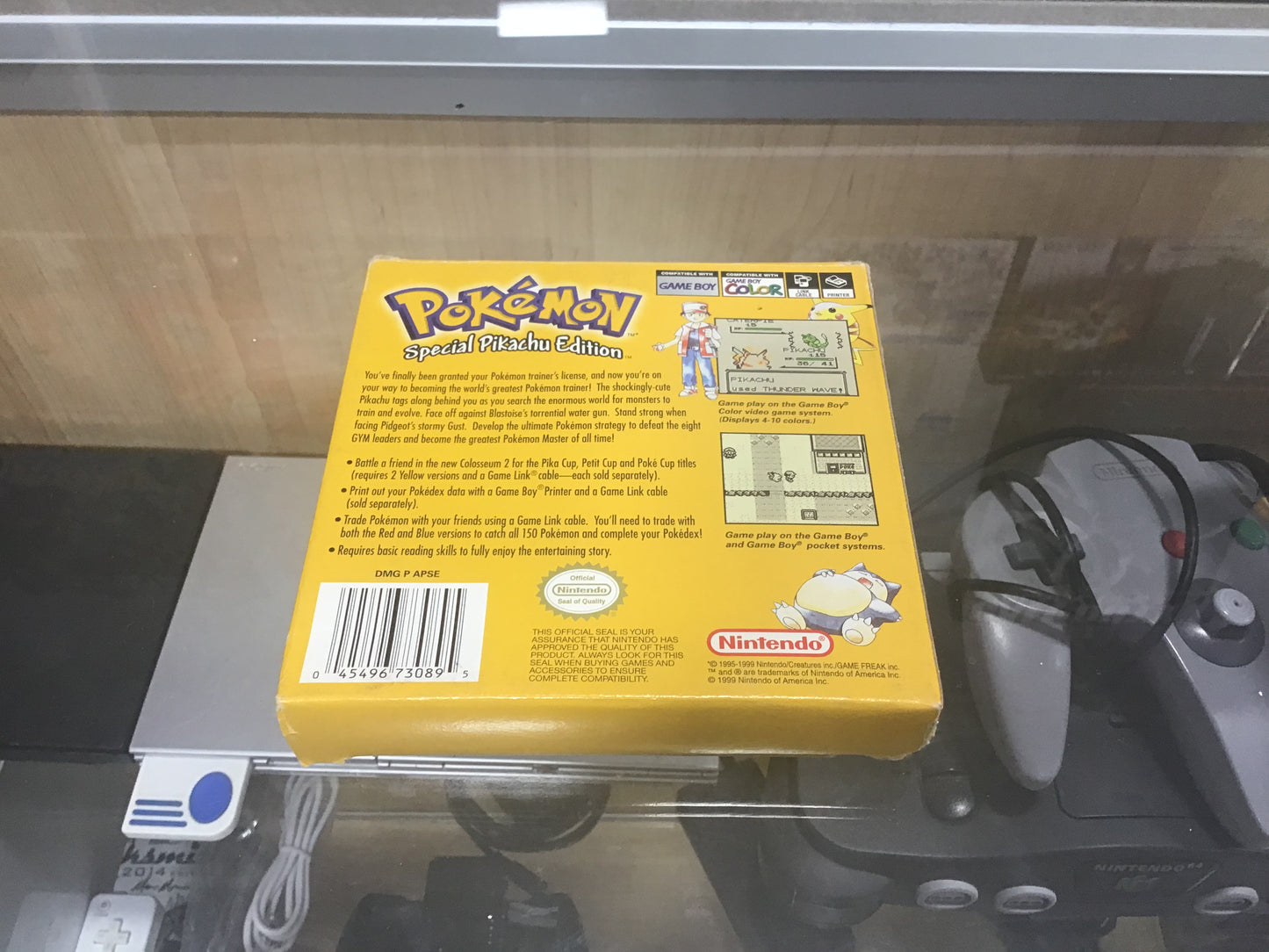 Pokémon Yellow (New Battery) (Saves) (Authentic) CIB Nintendo Gameboy
