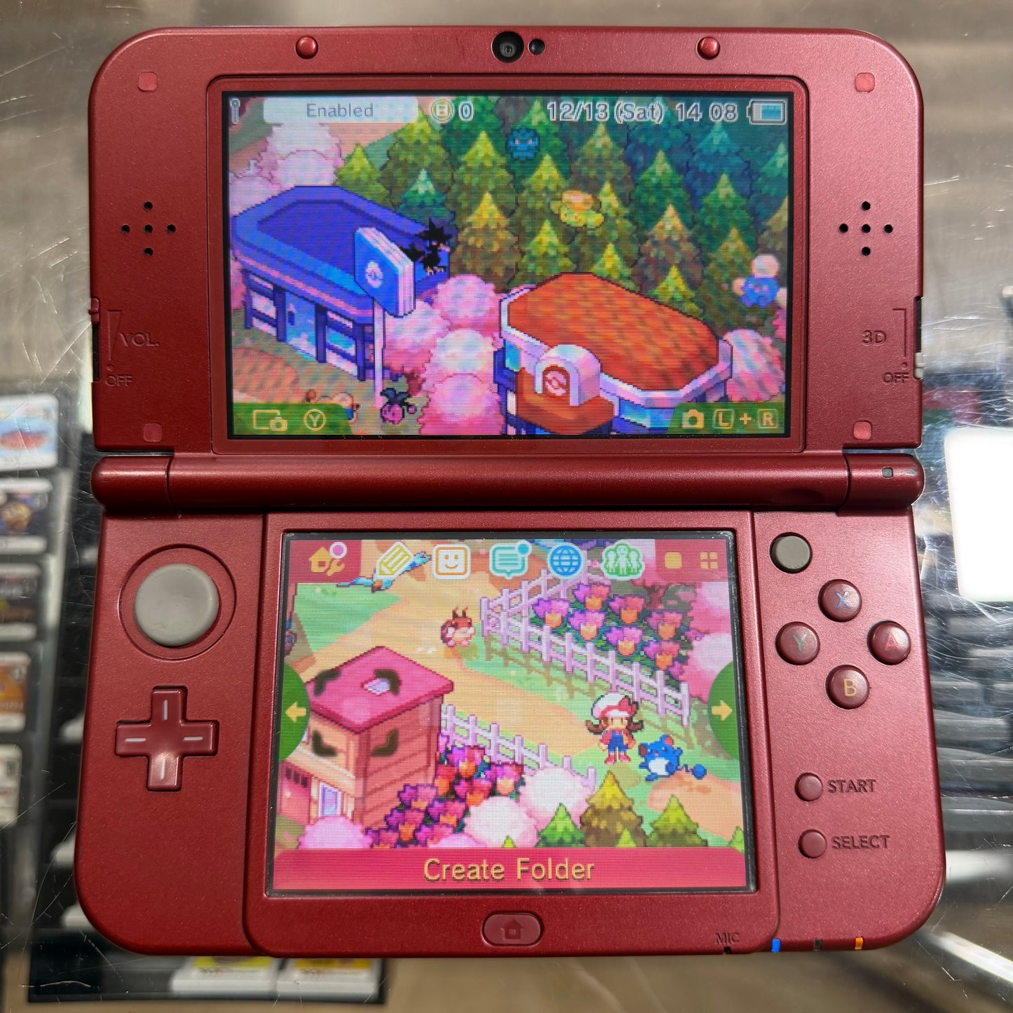 New Nintendo 3DS LL Red Nintendo 3DS (US Region)